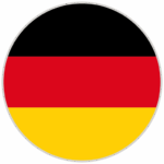 germany flag round